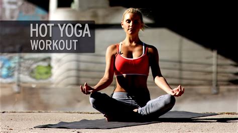 Yoga for life! Hot yoga workout with beautyfull tainer .